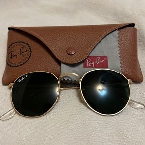 Ray ban round metal sunglasses